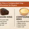 Afghani Hing vs Compounded Hing – Key Differences for Buyers