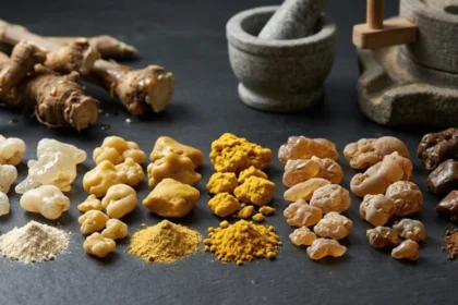 Color Variations in Hing from White and Yellow to Brown Shades