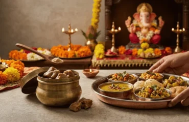 Hing for Ganesh Chaturthi traditional festive food preparation Hing for Ganesh Chaturthi traditional festive food preparation