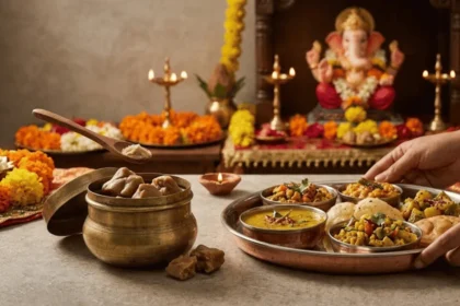 Hing for Ganesh Chaturthi traditional festive food preparation