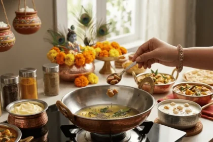 Hing for Janmashtami festive Indian food preparation