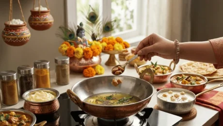 Hing for Janmashtami festive Indian food preparation Hing for Janmashtami festive Indian food preparation