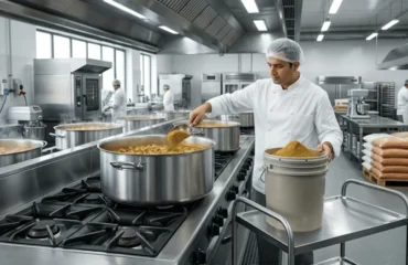 Hing for institutional kitchens and large-scale foodservice preparation