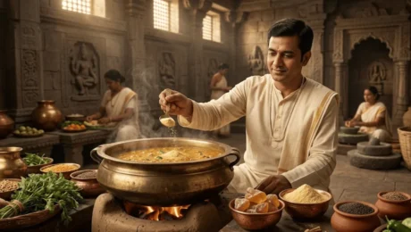 Hing in Temple Food Preparation and Traditional Indian Cooking