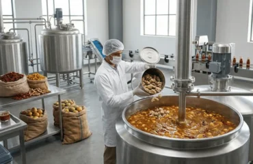 Hing in chutney manufacturing and commercial food production Hing in chutney manufacturing and commercial food production