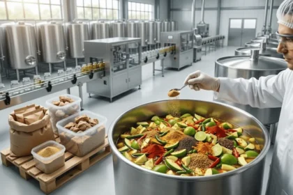 Hing in pickle manufacturing and commercial food production